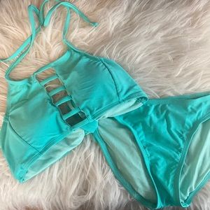Charlotte Russe Caged Bikini Set